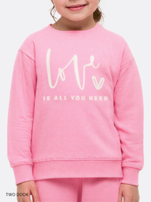 بلوز دخترانه تودوک مدل LOVE - کد 6109