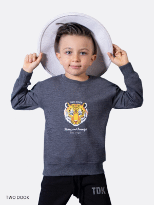 بلوز تودوک پسرانه مدل ببر - کد 6141