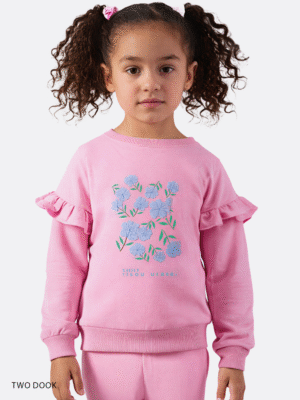 بلوز تودوک دخترانه مدل گل دار - کد 6166