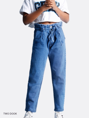 شلوار تودوک دخترانه مدل جین - کد 6321